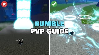 How To Use Rumble in Bounty Hunting CORRECTLY in Blox Fruits PVP Guide [upl. by Oirevlis89]