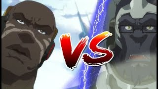 DANCE BATTLE doomfist origin story Doomfist VS WinstonGenjiTracer [upl. by Helmut354]