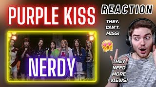 PURPLE KISS Nerdy MV  REACTION [upl. by Atteram]