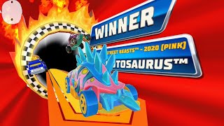 Hot Wheels Unlimited  New Hot Wheels Pink Motosaurus Race With High Speed  Android Gameplays [upl. by Filipe]