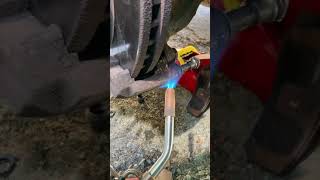 Stuck Caliper Slide Pin TIP 🛠🔥 diy tips auto [upl. by Atrim]