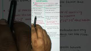 quotSN1 vs SN2 Mechanisms  Quick Guide for Organic ChemistryquotClass 12 Boards 2025 shorts [upl. by Crispin280]