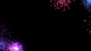 fireworks frame black screen video  fireworks background sound effect [upl. by Ynohtnaeoj]