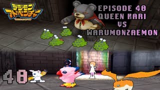 Digimon Adventure PSP  Walkthrough Episode 48  Queen Kari and WaruMonzaemon [upl. by Darelle]