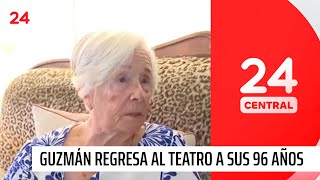 Delfina Guzmán regresa al teatro a sus 96 años  24 Horas TVN Chile [upl. by Ellenehs943]