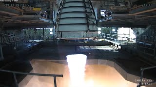 SLS RS25 Engine Test 8 February 2022 [upl. by Sale954]