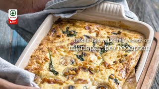 Lasagne met spinazie champignons en pancetta [upl. by Annayak]