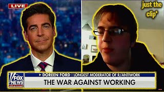 antiwork reddit mod vs fox news just the clip [upl. by Adoh]