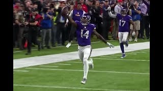 Stefon Diggs UNBELIEVABLE TOUCHDOWN Vs Saints in NFL Playoffs 2018 Vikings Win [upl. by Ijuy291]