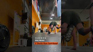 Devil Press and Shuttle Run Workout wod devilpresses shuttleruns workout fitness [upl. by Ilonka852]