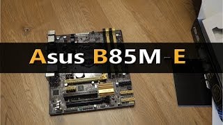 Asus B85ME unboxing overview [upl. by Awahsoj]