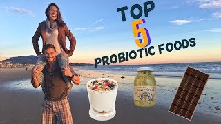 Top 5 Probiotic Foods Healthy Gut Shopping List Thomas DeLauer [upl. by Valli]