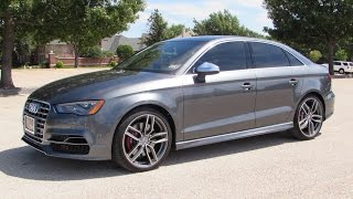 2015 Audi S3 20T Quattro Start Up Test Drive and In Depth Review [upl. by Ellevehs149]