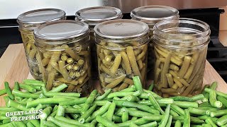 Canning Fresh Green Beans with Pressure Canner  Simple Raw Pack Method complete walkthrough [upl. by Dublin]