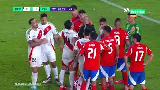 PERÚ vs CHILE SAMPAIO COBRÓ PENAL EN LA ÚLTIMA Y EL VAR LO ANULÓ  CLASIFICATORIAS 2026 🇵🇪⚽🇨🇱 [upl. by Octavian935]