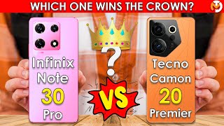 Infinix Note 30 Pro VS Tecno Camon 20 Premier  Mobile Comparison🔥 The Fight to be 1  Match Tech [upl. by Goldberg]