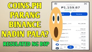 Coinsph parang Binance na din pala😱 Regulated pa ng Bsp [upl. by Ramsa]