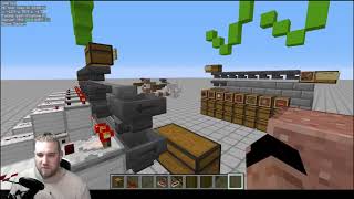 Minecraft Item Sorters Tutorial [upl. by Dennard94]