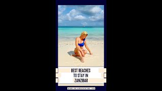 Best beaches to stay in Zanzibar  zanzibarisland jambianibeach nungwibeach [upl. by Eresed872]