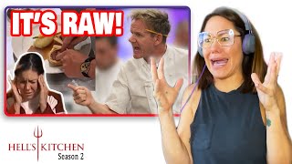 Gordon Ramsay was pissed  HELLS KITCHEN CONTESTANT Reacts to her Fail on Season 2 Ep 1  Remake [upl. by Htebharas285]