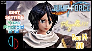 Jump ForceAndroid Poco F4 870  Best Setting No RootUBL [upl. by Maite]