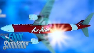 Air Asia MSFS FULL FLIGHT Kuala Lumpur➡️Singapore A330 [upl. by Sibeal971]