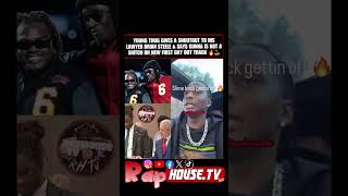 Young Thug Gives a So to his Lawyer Brian Steele amp says Gunna Is Not A Snitch First Day Out song 🔥 [upl. by Odragde]