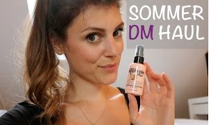 DM HAUL SOMMER URLAUB EDITION  Was kommt mit in den Sommerurlaub [upl. by Suki481]