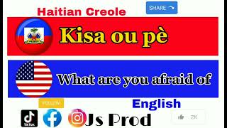 Haitian Creole To English 🇭🇹🇺🇸 class 170 [upl. by Godewyn]