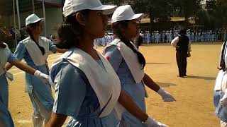 Viqarunnisa Noon School and College annual sports day full march past 2018 [upl. by Pallaton]