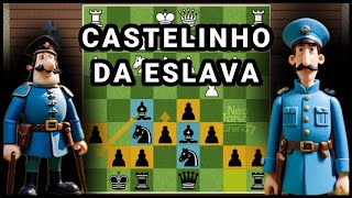 Como construir o CASTELINHO DA ESLAVA no xadrez  Aula com Inscritos [upl. by Oeht]