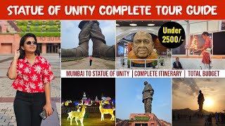 Statue of Unity Tour  Complete Itinerary  How to Reach Statue of Unity  Gujarat Tourist places [upl. by Oleic]