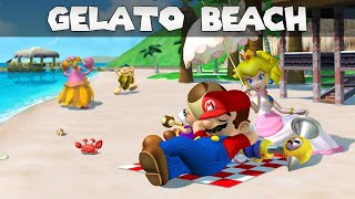 Super Mario Sunshine  Walkthrough Gelato Beach [upl. by Yruy117]