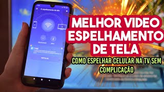 Espelhando Tela Do Celular Samsung Para Tv LG [upl. by Lesirg292]