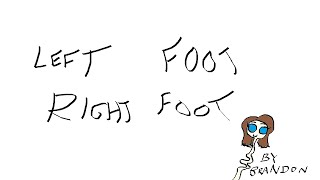 Oney Plays Animated  Left Foot Right Foot [upl. by Sanalda]