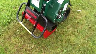 Groundsman Turf Cutter TMC46 [upl. by Enetsirk47]