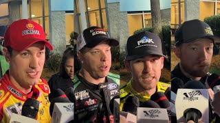 Blaney Logano Keselowski amp Reddick React to Big One Crash in Daytona 500 [upl. by Waldemar]