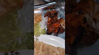 Tandoori chicken parotta😋dinner tandoorichicken chicken parotta chapathi viralvideo shorts [upl. by Delmore94]