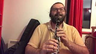 Clarinet Spring Song Mendelssohn Grade 5 ABRSM exam piece [upl. by Ellehcor]