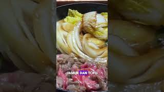 Sukiyaki Kelezatan Daging dalam Hotpot Jepang youtube youtubeshorts ytshorts viralvideo [upl. by Deva34]