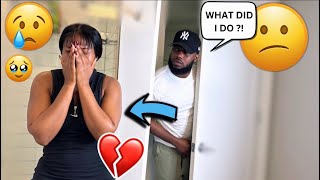 CRYING WITH THE DOOR LOCKED PRANK ON BOYFRIEND He cried too [upl. by Verdie]