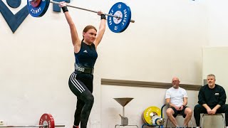 Joana 55kg Snatch PR 65kg Clean and Jerk PR 20240309 [upl. by Enailuj]