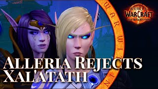 Alleria Rejects Xalatath’s Offer  WAR WITHIN  WORLD OF WARCRAFT [upl. by Stearn25]