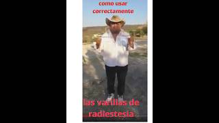 Uso correcto de las varillas de radiestesia para buscar agua y oro short shorts pozos [upl. by Ittam931]