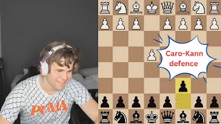 Magnus plays the CaroKann defence to beat GM [upl. by Festus]