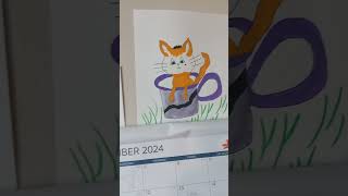 Cat in cup calendar shorts [upl. by Appleton]