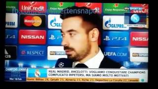 Intervista a Lavezzi sul Napoli  17 febbraio 2015  Sky Sport [upl. by Dionisio]