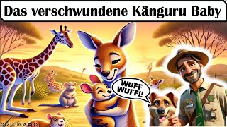 Kurzgeschichte für Kinder  Das vermisste Känguru Baby  Zoo Abenteuer 08  Spaß Kinderserie [upl. by Akimad478]