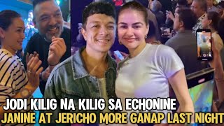 LOOK ECHONINE JANINE AT JERICHO MORE KAGANAPAN LAST NIGHT PARTY THANKS GIVING JODI KILIG NA KILIG [upl. by Anikahs]