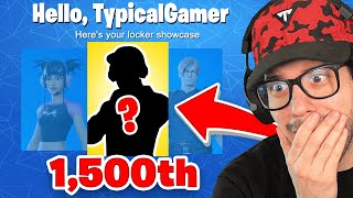 I Bought My 1500th Skin in Fortnite [upl. by Wynne37]